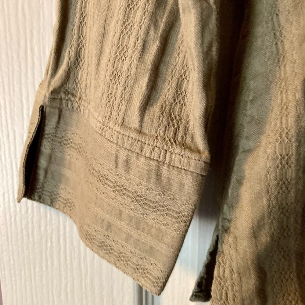 Foxcroft Women's Khaki/Olive Shirt - Picture 6 of 10